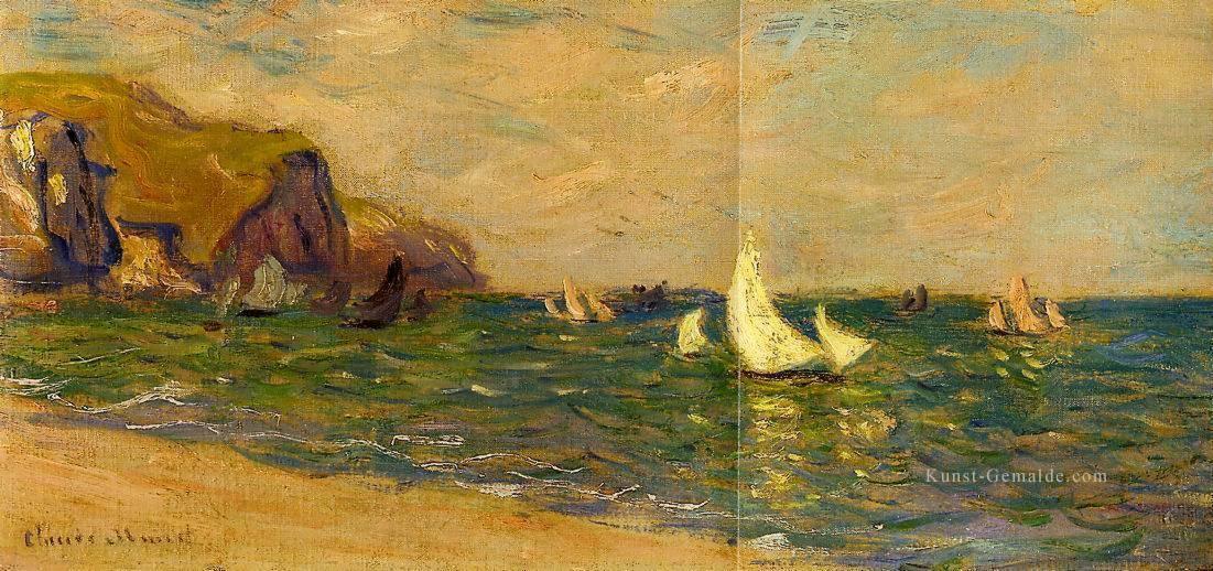 Segelboote am Meer Pourville Claude Monet Ölgemälde